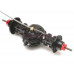 1/14 Assembled Metal Rear Axle w/ Differential Lock for Tamiya Truck Black