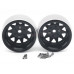 1.9 High Mass Steelie 6 Lug Beadlock Wheels Black