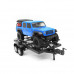 1/24 Scale Metal Dual Axle Trailer Black