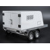 1/18 Utility Box Dual Axle Trailer with Lighting System
