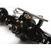 Complete Aluminum Front Axle for SCX-10 AX10 Black