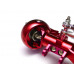 Complete Aluminum Front Axle for SCX-10 AX10 Red