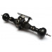 Complete Aluminum Rear Axle for SCX-10 AX10 Black