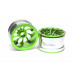 2.2 Twister Aluminum Beadlock Wheels (2) Green