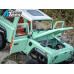 1/10 D90 Chassis Kit (Without Wheels Tires Shocks) w/ Defender D90 2-Door Hard Body 