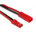 Red JST Male and Femal Connectors 20Awg 100mm (5 each)