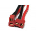 Deans 2P Battery Harness For 2 Packs In Parallel -